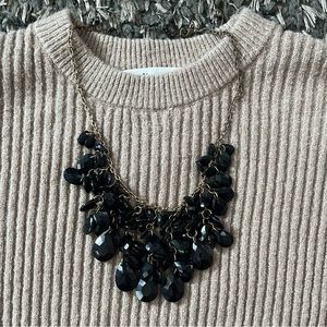 FREE with purchase! Gold & Black Statement Necklace